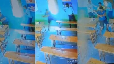 शिक्षकले विद्यार्थी कुटेकाे भन्दै अभिभावक बेल्चा लिएर कक्षामा पसेपछि…