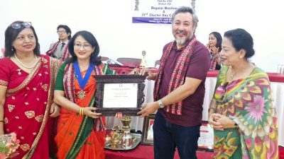 माट्रिका आइ सेन्टरका रेफ्रयाक्टिभ सर्जन डा. किशोरराज प्रधान सम्मानित