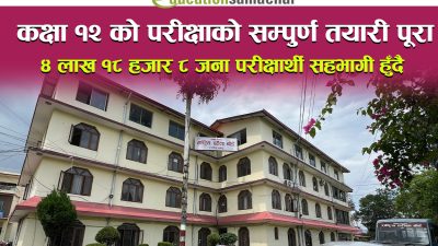कक्षा १२ को परीक्षाको सम्पूर्ण तयारी पूरा, सोमबारदेखि परीक्षा सुरु हुँदै